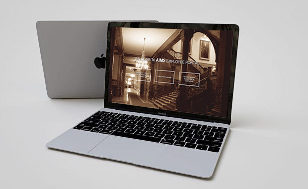 website on macbook