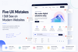 5 ux mistakes still seen on modern websites